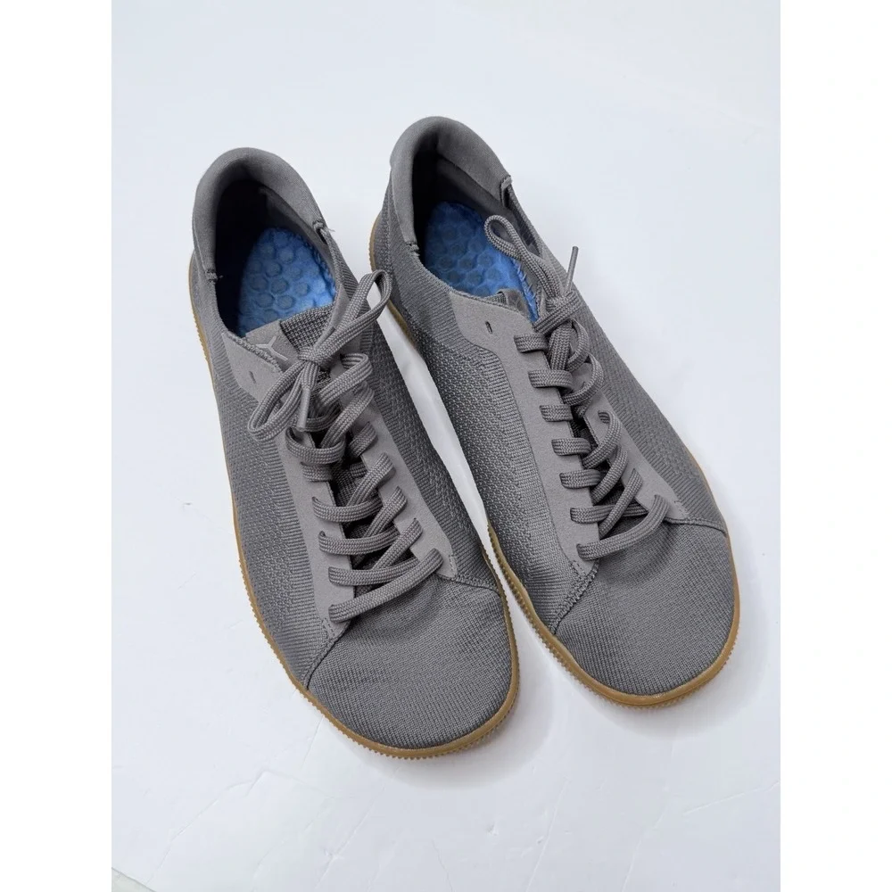 Flux Footwear Adapt Trainer Shoes Men Sz 11 Gray Gum Outsole Minimalist Active